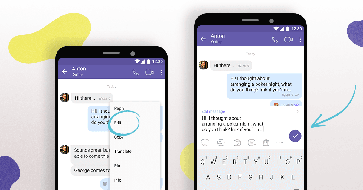 Viber now allows users to edit sent messages