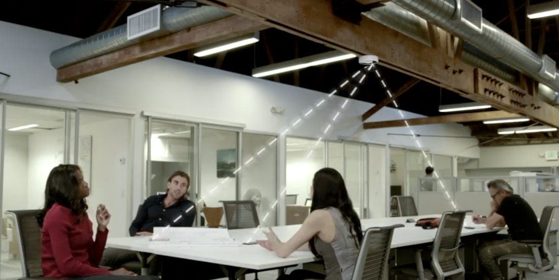 This machine lets you charge your device wherever you are in the room